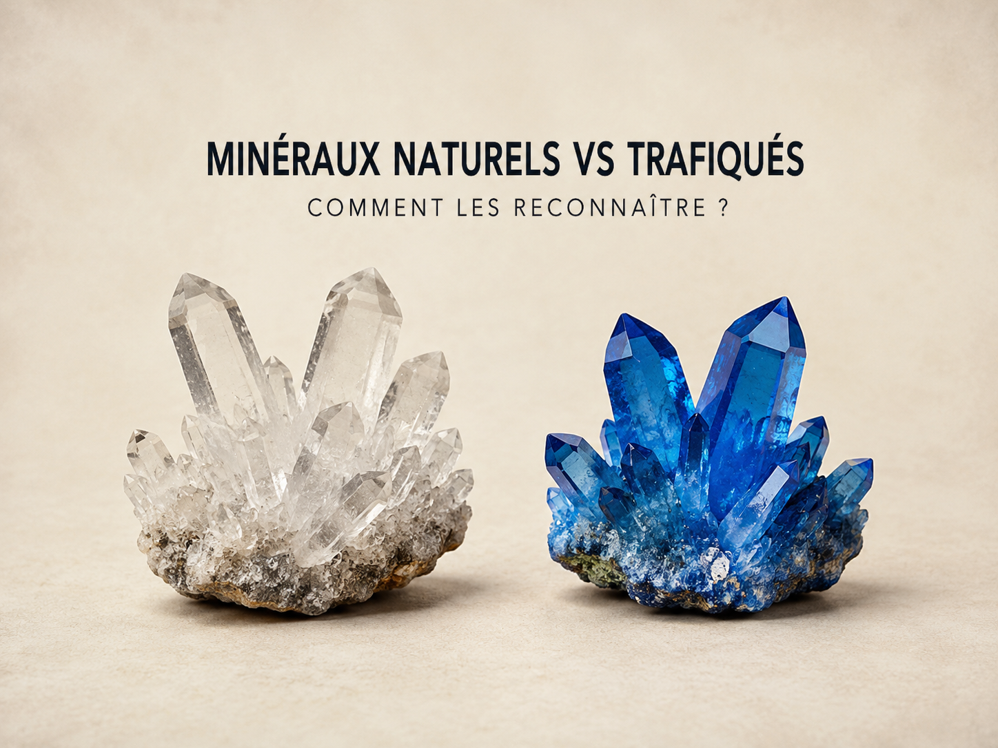 Minéraux naturels vs trafiqués : comment les reconnaître ?